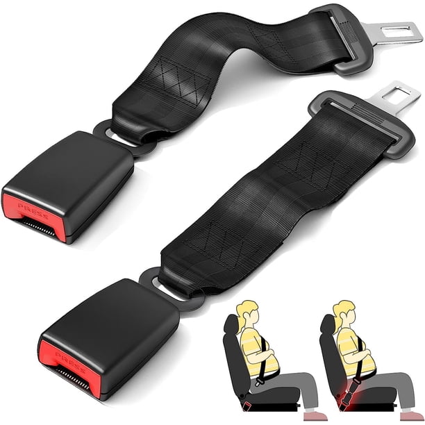 2 extensores de cinturón originales de 14 pulgadas, 2 paquetes para coche, SUV, camión, proporcionan una conducción cómoda.