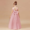 thumbnail image 3 of Kids Formal Dresses for Girls Flower Girl Dress Pink Tulle Dress for Girls Formal Dresses Girls Children's Day Outfit 8-9 Years, 3 of 5