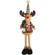 thumbnail image 2 of Feliz Navidad Muñeca Retráctil Viejo Muñeco Nieve Alce Decoraciones Ambiente Navideño (C), 2 of 9
