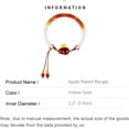 thumbnail image 2 of 14K Gold Jade Bangle, Agate Rabbit Bangle, Mother's Day, Birthday Gift for Mother, Wife, Girlfriend, 2 of 5