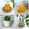 thumbnail image 6 of Circular Drink Coasters Set Cheetah Beautiful Home Decor Diatomite Heat-Resistant Diatomite Protect Table Countertop, 6 of 7