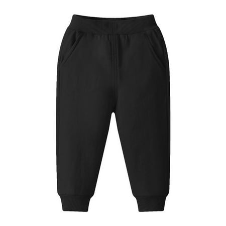 

Baozhu Boys Bottoms Casual Pants Active Comfy Trousers With Pockets Elastic Waist Sweatpants Jogger Pant