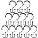 thumbnail image 1 of Ganchos de ducha de doble corte anillos de cortina de ducha ganchos de ducha gancho de ducha de cuentas alta para cocina baño hotel hogar ANGGREK Otros, 1 of 8