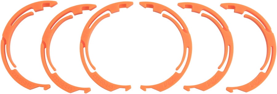 3 Paires De Spacers De Volume Pour Amortisseur Fox Float X2 - Alternative 803-01-139, Couleur Orange