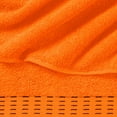 thumbnail image 2 of BELIZZI HOME Ultra Soft 6 Pack Cotton Towel Set, Contains 2 Bath Towels 28x55 inch, 2 Hand Towels 16x24 inch & 2 Wash Coths 12x12 inch, Ideal for Everyday use, Compact & Lightweight - Orange, 2 of 7