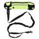 thumbnail image 1 of Correa elástica a prueba de explosiones para paseos y carreras: correa reflectante para perros de color verde hierba con bolsa deportiva para cinturón, 1 of 8