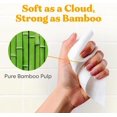thumbnail image 3 of Organic Bamboo Toilet Paper 3 Ply - Sustainable Toilet Paper - 6 Jumbo Rolls & 350 Sheets Per Roll - Septic Safe - 100% Natural - PFAS & BPA Free - FSC Certified, 3 of 5