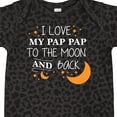 thumbnail image 4 of Inktastic I Love My Pap Pap to the Moon and Back Boys or Girls Baby Bodysuit, 4 of 5