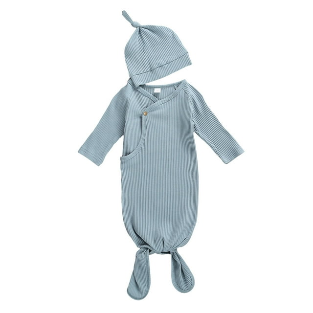 Fortune Ensemble Bonnet et Sac de Couchage Confort pour Nouveau-Né Type Cocon de Ver à Soie Bébé