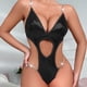 thumbnail image 2 of NECHOLOGY Ropa Interior Mujer Adulto Bodysuit Mujer Sexy Lencería Body de lencería de piel de una pieza para mujer, con encaje y corsé Negro X-Grande, 2 of 7