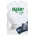 thumbnail image 2 of Irish ish green shamrock PLUS SIZE graphic Tee T-Shirt, 2 of 5