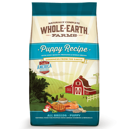 Whole Earth Farms Puppy Recipe Dry Dog Food, 25 (Best Whole Foods For Dogs)