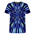 thumbnail image 4 of IROINNID Men's Printed Short Sleeve Easy Care Round Neck Slim Fit T-shirt, 4 of 5