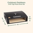 thumbnail image 3 of Cuisinart Grill Top Pizza Oven Kit, Baking Oven for Backyard Homemade Pizzas, 3 of 8