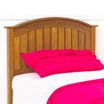 thumbnail image 4 of Finley Wood Headboard Panel with Curved Top Rail and Slatted Grill Design, Maple Finish, Twin, 4 of 4