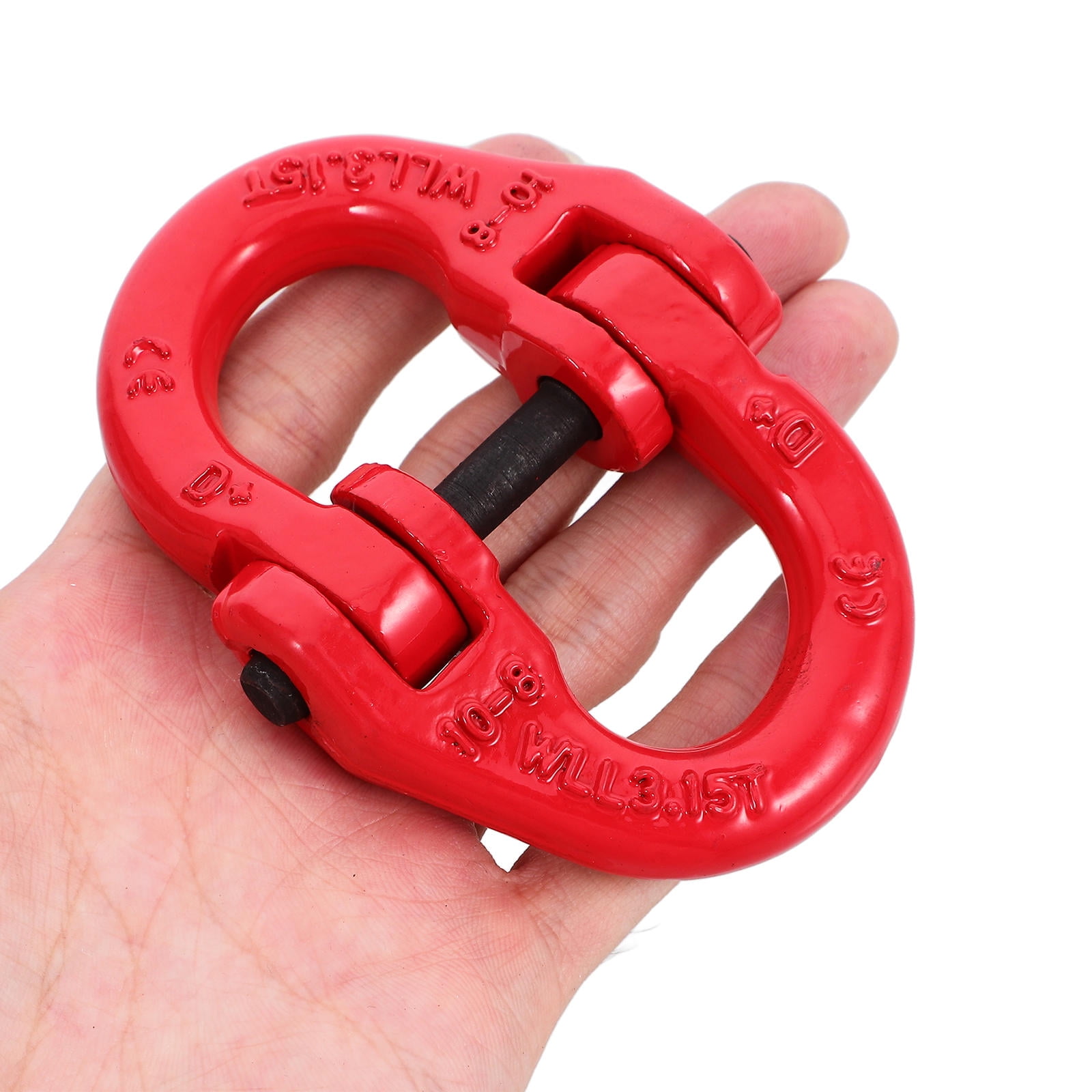 Masteelf 2pcs Trailer Safety Chain Connector Mechanical Coupling Link Load Coupler for Lifting Sling