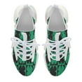thumbnail image 5 of Shamrock Or Green Clover Leaves Pattern Walking Shoes for Men Woman Lightweight Tennis Fashion Elastic Sports Shoes Cushion Basketball Shoes, 5 of 7