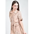 thumbnail image 5 of Vestido camisero bordado Roman Fashion /Juvenil, 01553 (Cafe) cafe CH, 5 of 5