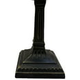 thumbnail image 4 of Mission Metal Lamp Base, Dark Bronze Finish with Gold Highlights, Nicely Weighted, 12" Tall, 4 of 5