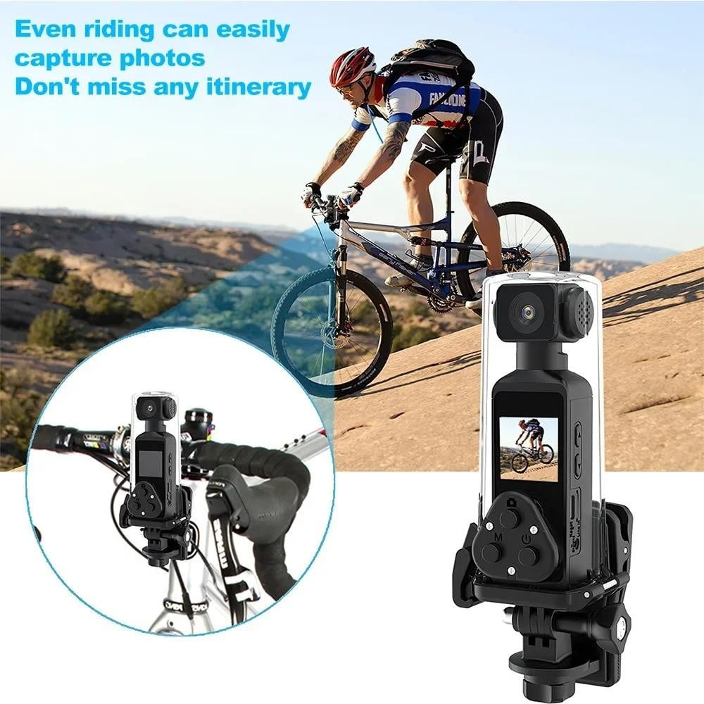 Handheld Gimbal WIFI Camera 4K Sport Action Camera Loop Recording Wearable Lens 270 Degree Rotation Recorder