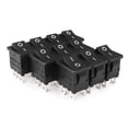 thumbnail image 5 of 10Pcs AC 12A/125V 10A/250V DPST 4P 2 Posición I/O Interruptor de palanca de barco listado por UL, 5 of 5