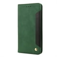 thumbnail image 2 of ELEHOLD for Samsung Galaxy A13 4G Flip Wallet Case, Slim Shockproof Premium Vintage PU Leather Magnetic Closure Built-in Card Holders Kickstand Function Wallet Purse Case,green, 2 of 8