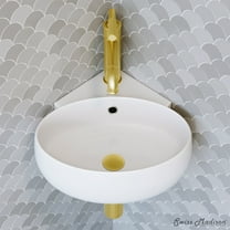 Plaisir Corner Wall Hung Sink