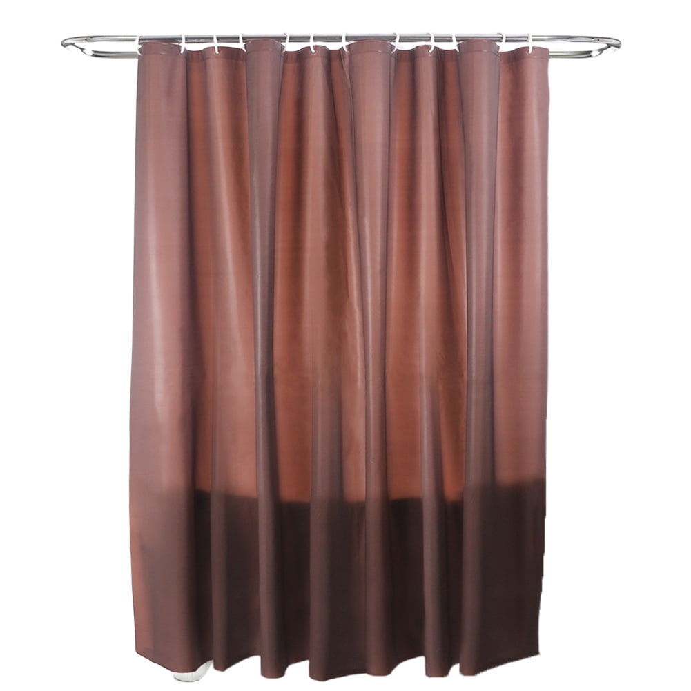 CSCHome PEVA Shower Curtain Transparent Frosted Wipe Clean with a Damp