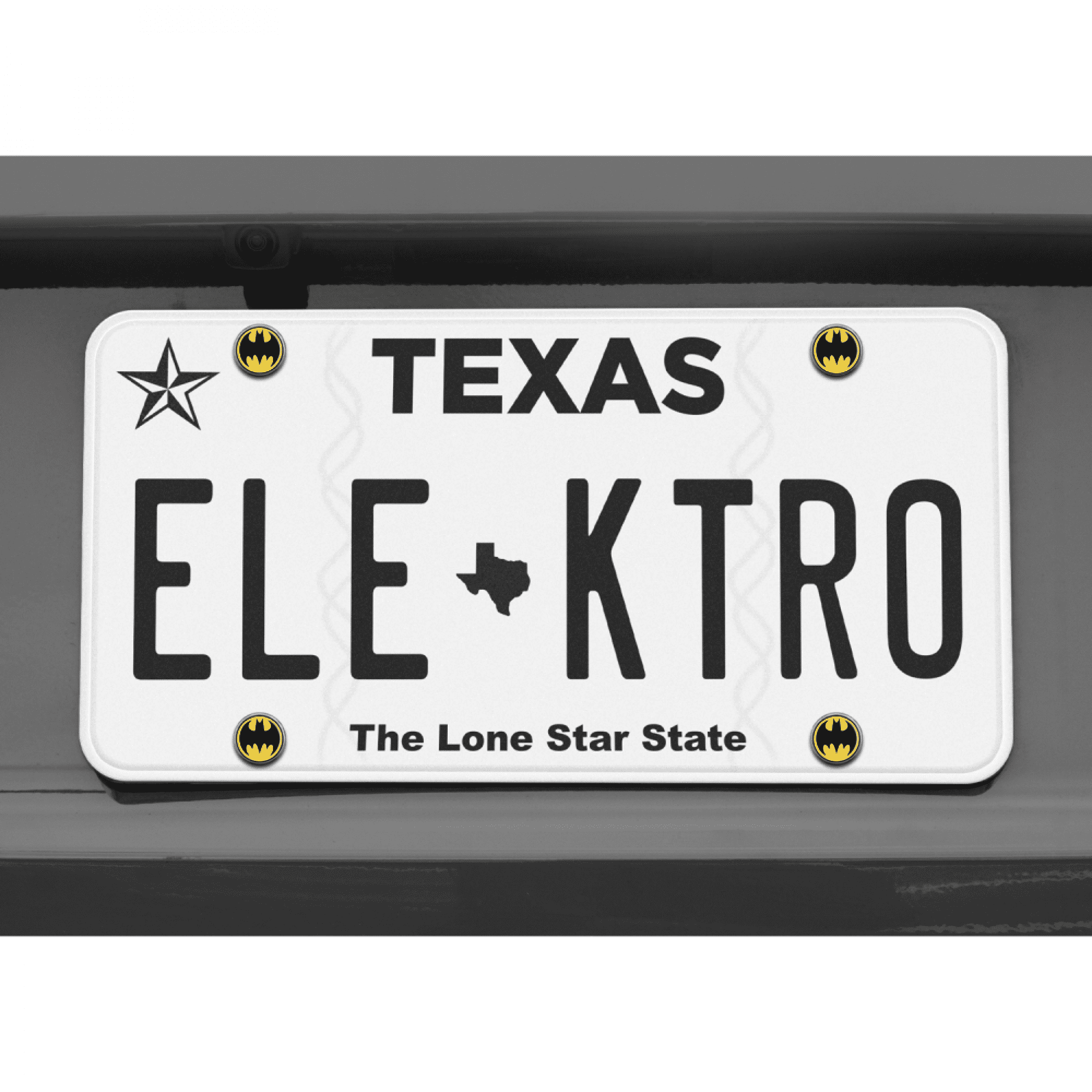Ford Mustang Cobra 3D Mirror Chrome Stainless Steel License Plate
