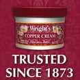 Wright's Copper and Brass Cream Cleaner 8 Ounce Gently Cleans and Removes Tarnish Without