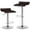 Coffee, variant on Giantex Bar Stools Set of 2 Adjustable Swivel Pu Leather Backless Stool with Air-Lift Handle, Footrest, Chrome Base, Modern Style for Living Room, Kitchen and Bar, Counter Height Pub Chairs(Black)