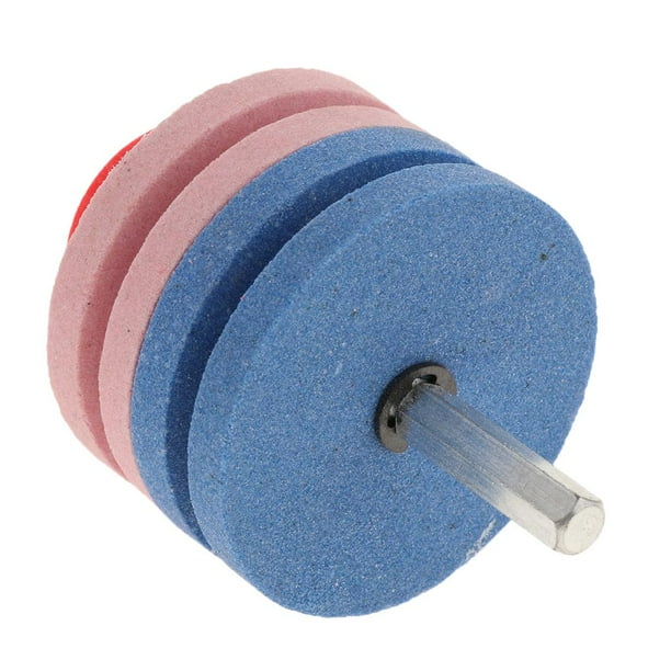 Cortadora de césped rotativa Afilador de cuchillas Amoladora de cuchillas para taladro eléctrico Taladro manual