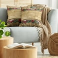 thumbnail image 5 of Ambesonne Christmas Throw Pillow Cover 2 Pack, Vintage Noel Greeting, 24", Multicolor, 5 of 5