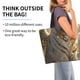 thumbnail image 2 of Balery Golden White Tiger Bolsa Tote Estilo Estético con Cremalleras, Bolsa de Hombro, Bolsa de Compras Grande y Plegable, 2 of 8