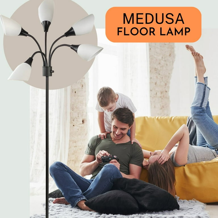 Multi head floor lamp on sale walmart