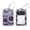 multicolored 1, variant on PhooArto 2 Pcs Birds on a Wire Sundown Luggage Tag for Suitcases, Leather Baggage Tags Identifiers for Travel, Stainless Steel Loop Name ID Label for Women Bag Backpack