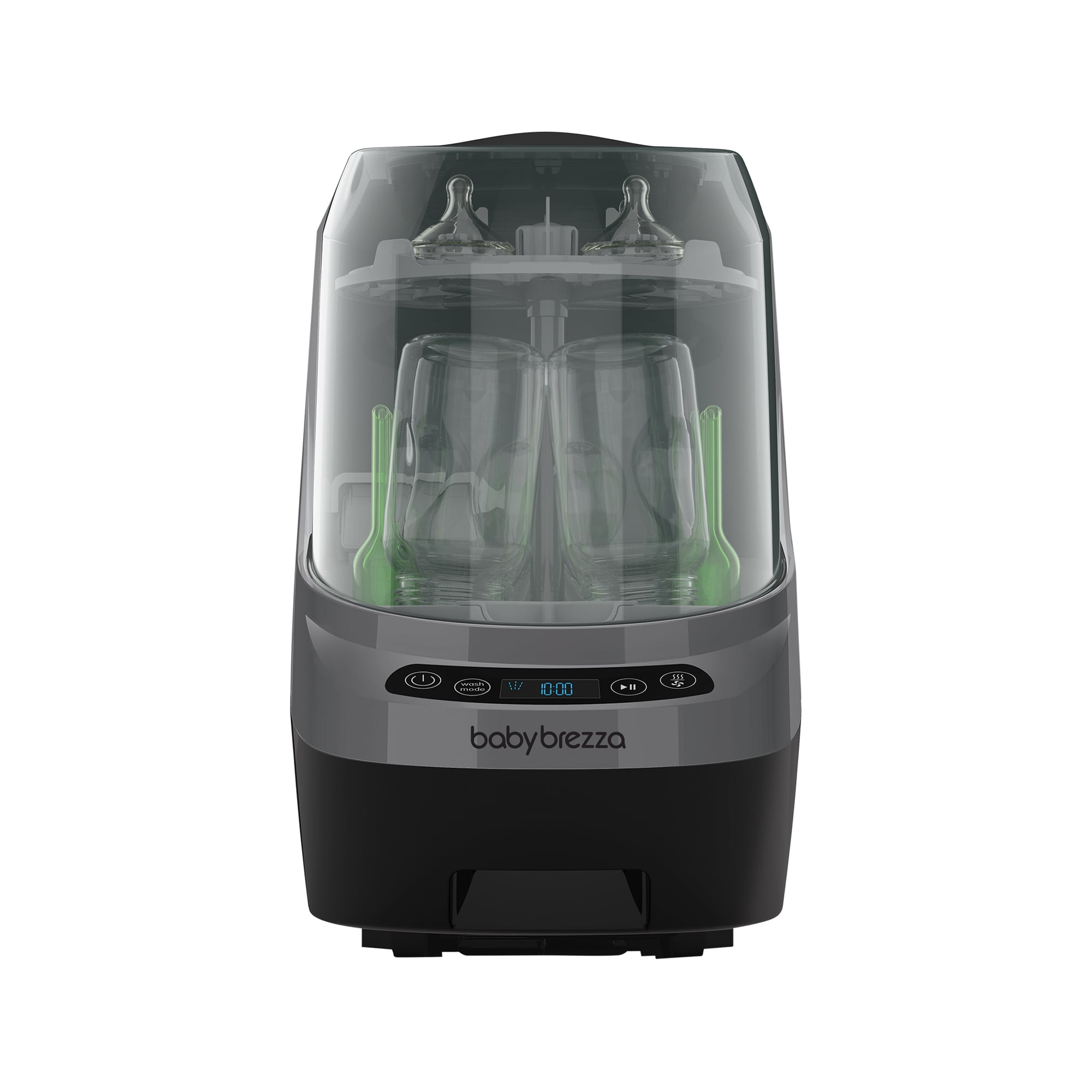 Baby Brezza Bottle Washer Pro - Baby Bottle Washer, Sterilizer + Dryer - All in One Machine Cleans Baby Essentials, Bottles + Pump Parts – Appliance Replaces Bottle Brushes & Drying Racks, Charcoal