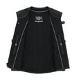 thumbnail image 5 of True Element Men's Swat Team Style Motorcycle Leather Vest with Side Size Adjustment (Black, Small), 5 of 6