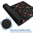 thumbnail image 6 of Long Mouse Pads for Desk,Pink Dinosaurs Cosmic Stars Desk Mats on Top Of Desks, Desk Mouse Pad Extra Large with 3mm Non-Slip Base and Stitched Edge for Gaming,Office,Work,Home 31.5"x15.7", 6 of 6
