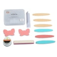 thumbnail image 2 of EBCUE Disposable Nail Care Kit Set 12-in-1 Pedicure Kit with Pumice Sponge and 2-in-1 Manicure Kit with Buffer for Nail Salon or Home Use - Travel Friendly – Colors May Vary, 2 of 8