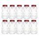 thumbnail image 4 of 10x Muñeco De Nieve Botellas De Jugo Navidad 500ml Transparente Para Escalada Camping Rojo, 4 of 9