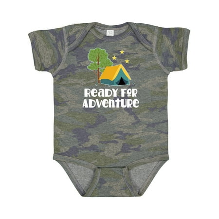 

Inktastic Camping Tent Ready for Adventure Gift Baby Boy or Baby Girl Bodysuit