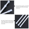 thumbnail image 2 of Weiweiguan 3 Pcs Tringle de Douche en Acier au Carbone Multi-Usage Tringle Télescopique Réglable, 2 of 6