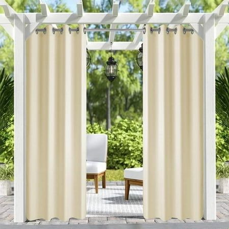 Pro Space Indoor Outdoor Curtains Grommet Curtain 1 Panel