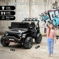 thumbnail image 4 of EastVita 24V 2 Seater Ride on Car, Electric Ride on Toys Remote Control, Black, 4 of 8