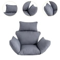 thumbnail image 6 of oshhni Egg Chair Cushion Hanging Seat Cushion for Family Balcony Outdoor Gray, 6 of 8