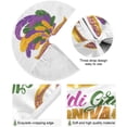thumbnail image 2 of Coolnut Mardi Gras Christmas Tree Skirt Tree Skirt for Holiday Party Home Christmas Day Ornaments36", 2 of 6