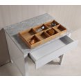 thumbnail image 4 of Design Element 30" Make Up Table with Stool in White, 4 of 7