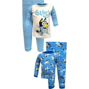 AME Sleepwear Boys' Bluey Ready for Adventure Cotton Toddler Pajamas