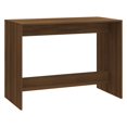 thumbnail image 3 of vidaXL 3 Piece Dining Set Brown Oak Engineered Wood, 3 of 5